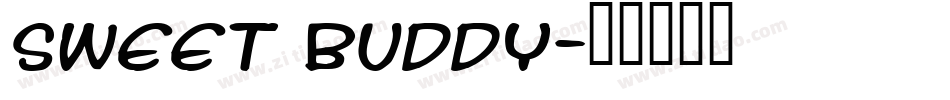 Sweet Buddy字体转换